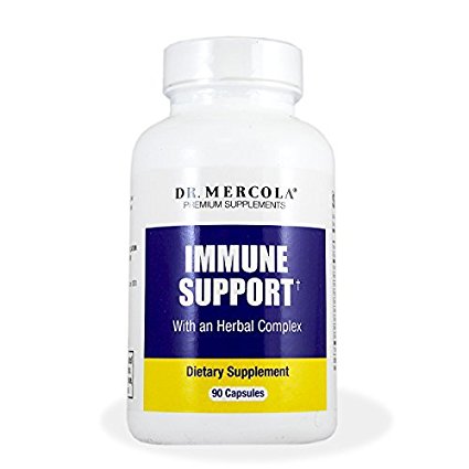 Dr Mercola Immune Support Herbal Complex - 90 Capsules - Natural Immune Defense Booster - Premium Dietary Supplement