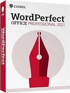 Corel WordPerfect Office Professional 2021 | Office Suite of Word Processor, Spreadsheets, Presentation & Database Management Software [PC Disc]