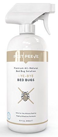 Bye-Bye Bed Bugs - Powerful, Natural Bedbug Killer Spray - Home Defense Treatment - Eco-friendly and Safe for the Family (32 oz)