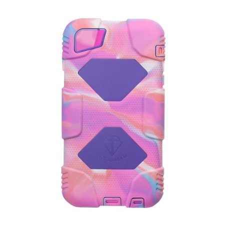 iPhone 6s case,ACEGUARDER®Silicone Heavy Duty Shockproof Cover for Apple iPhone 6 /iPhone 6s(Pink Camo/Purple)