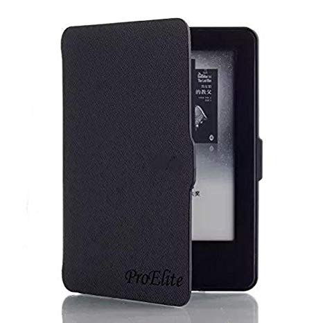 ProElite Ultra Slim Smart Flip case Cover for All New Amazon Kindle Paperwhite (2015 Edition) (Auto Sleep/Wake up) (Black)
