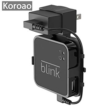 Koroao Outlet Wall Mount for Blink Sync Module, Simple Mounting Bracket Holder for Blink XT and Indoor Home Security Camera Systems Sync Module, Without Messy Wires or Screws (Black)