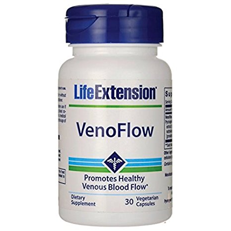 Life Extension Venoflow Vegetarian Capsules, 30 Count