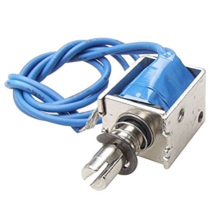 Electromagnet - TOOGOO(R) DC12V Push Type Open Frame Solenoid Electromagnet Actuator 10mm 4N