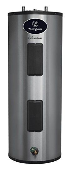 Westinghouse WER040C2X055N06 Electric Water Heater with Durable 316L Stainless Steel Tank, 40 gallon, 5500W, 6-Year Warranty