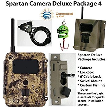 Spartan GoCam AT&T Black Out - Deluxe Pkg (Camera,Box,Lock & Swivel Mount)