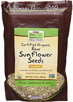 NOW Foods Organic Raw Sunflower Seeds - 16 oz