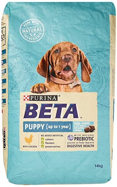 Beta Puppy Dry Dog Food with Chicken, 14 kg