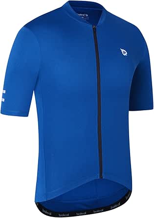 BALEAF Cycling Jersey Men, Short Sleeve Bike Biking Shirts Quick Dry MTB Bicycle Top w Pockets UPF50