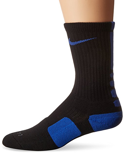 Nike Men`s Dri-FIT Elite Basketball Crew Socks