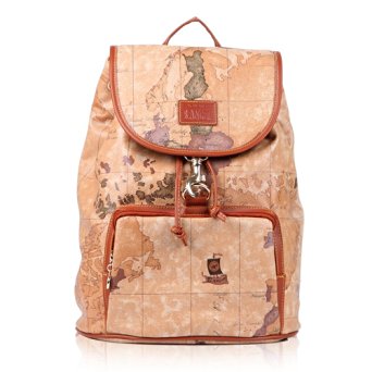 Aibag Vintage Novelty World Map Backpack Travel Bag