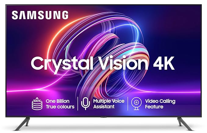 Samsung 163 cm (65 Inches) Crystal Vision 4K Ultra HD Smart LED TV UA65CUE70AKLXL (Titan Gray)