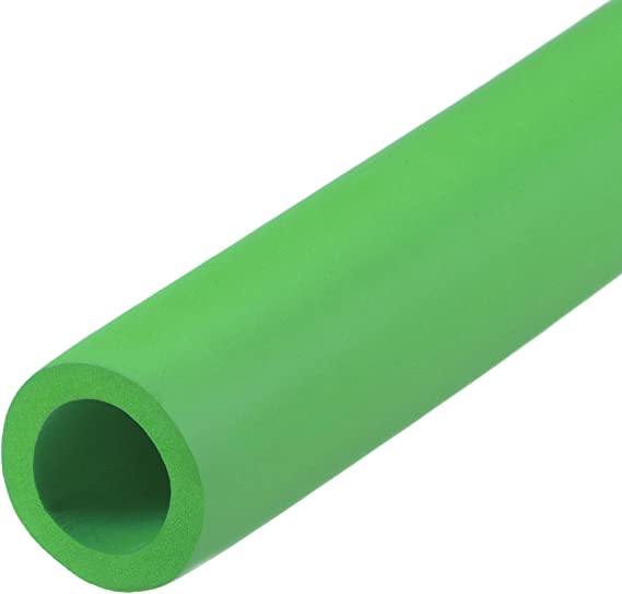 uxcell Foam Tubing for Handle Grip Support, 22mm ID 32mm OD 1m Length Green