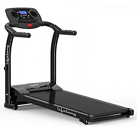 Lifelong LLTM207 Fit Pro 2 HP Motorized Treadmill for Home with 12 preset Workouts and Heart Rate Sensor (Free Installation Assistance)