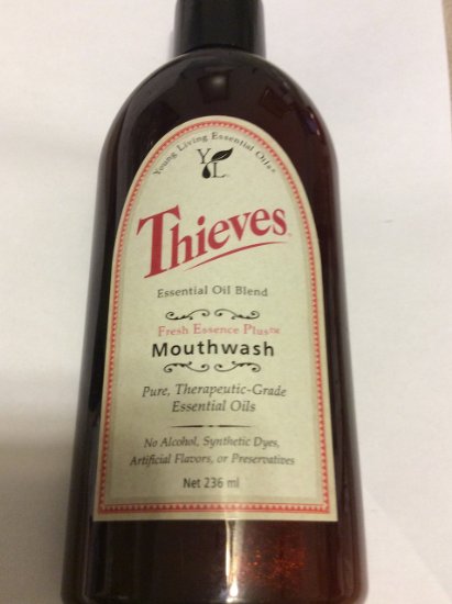 Thieves Fresh Essence Plus Mouthwash v3 by Young Living Essential Oils - 8oz