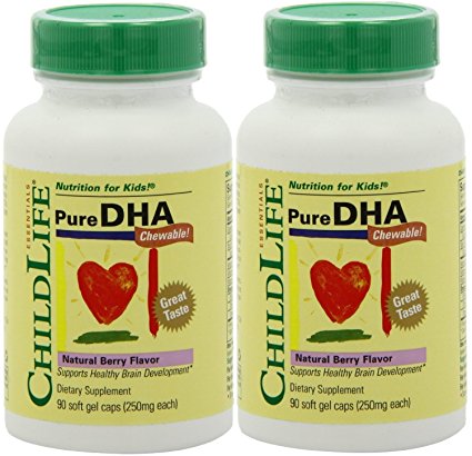 Child Life Pure DHA Soft Gel Capsules (180 Capsules)