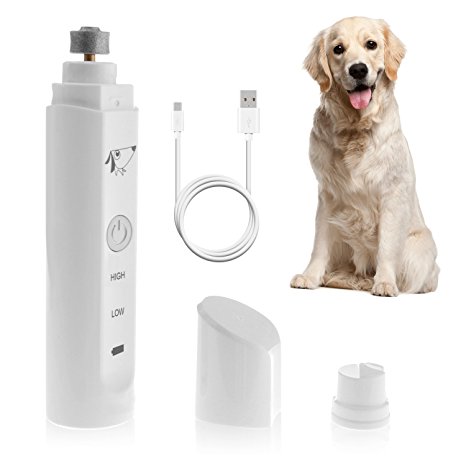 Rechargeable Electric Pets Nail Grinder for Dogs Cats and other small animals with USB charging