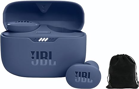 JBL Tune 130NC TWS True Wireless in-Ear Noise Cancelling Headphones - Blue - Bulk Packaging - Includes Pouch