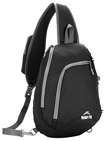 Venture Pal Sling Shoulder Crossbody Bag Lightweight Hiking Travel Backpack Daypack for Men Women