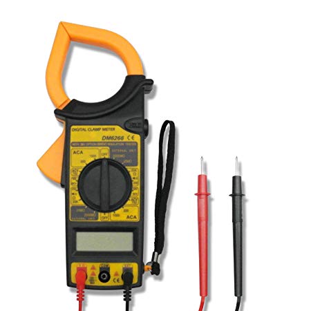 Digital Clamp Meter Multimeters with AC/DC Voltage Auto-Ranging Multimeter with Voltage Current Resistance Electrical Tester