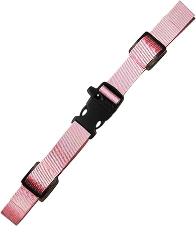 Sternum Straps For Backpacks 1-pack,Adjustable Chest Strap with Emergency Whistle Buckle Suitable for Backpack Straps (Pink)