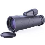 Yooeur 12X50 Monocular Telescope-Compact Short-range Spotting Scope-Waterproof Fog Dust proof- Single Hand Focus -Lifetime Warranty