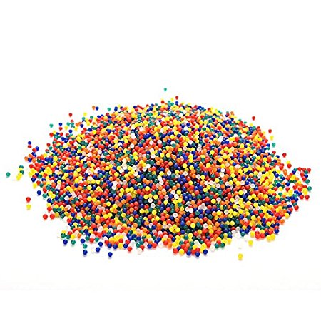 Velishy(TM) 10000 Pcs Colorful Water Beads Bullet Mud Grow Magic Balls