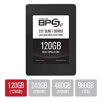 MyDigitalSSD 120GB (128GB) BP5e Slim 7 Series 7mm 2.5" SATA III (6G) SSD Solid State Drive - MDS7-BP5e-0128G