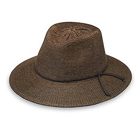 Wallaroo Women's Victoria Fedora Sun Hat - 100% Poly-Straw - UPF50+