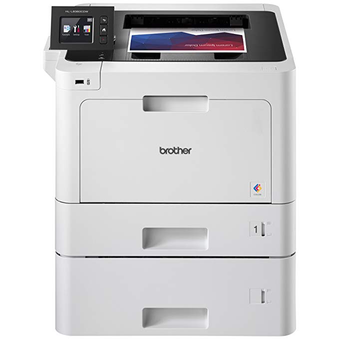 Brother Business Color Laser Printer, HL-L8360CDWT, Wireless Networking, Automatic Duplex Printing, Mobile Printing, Cloud Printing, Amazon Dash Replenishment Enabled