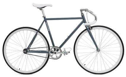 Critical Cycles Classic Fixed-Gear Single-Speed Bike with Pista Drop Bars