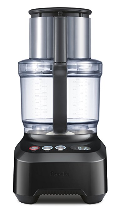 Breville The Sous Chef Pro 16 Cup Food Processor, Black Sesame