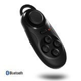 DEFAIRY Wireless Bluetooth Remote Controller Android Gamepad Remote Shutter in Android and IOS VR Headset Google Cardboard Ebook Powerpoint Android TV Blue