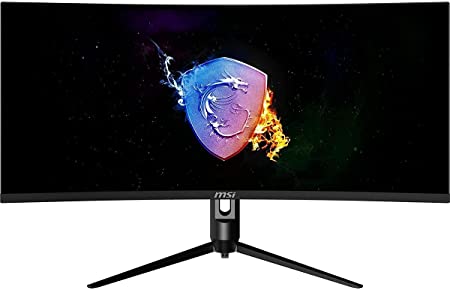 MSI Optix MAG342CQR 1500R Curvature 21:9 Aspect Ratio Narrow Bezel 1ms 3440 x 1440 (UWQHD) 144Hz Refresh Rate Tilt/Swivel/Height/Pivot Adjustment 34" AMD Freesync Gaming Curved Monitor