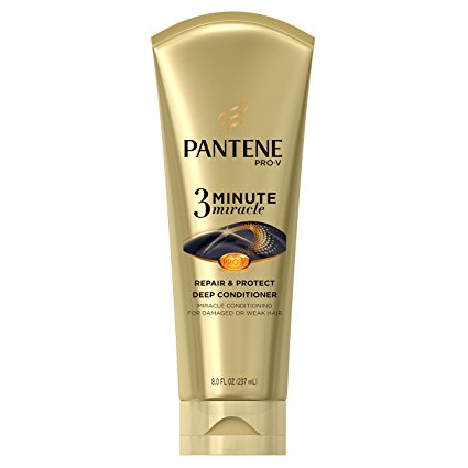 Pantene Repair and Protect 3 Minute Miracle Deep Conditioner, 8 Fluid Ounce