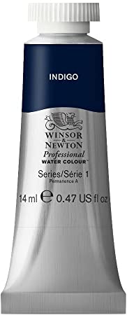 Winsor & Newton Professional Water Colour Paint, 14ml tube, Indigo