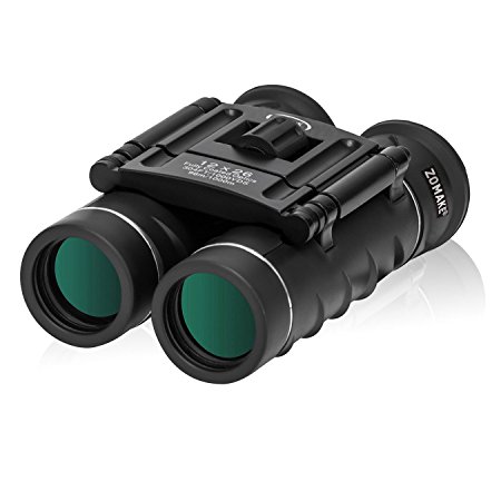 Mini Waterproof Folding Binoculars (12x26) High Powered Binocular With Weak Light Night Vision Clear Bird Watching