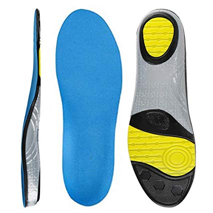 MUOU Sneakers Insoles Inserts Neutral Arch Support Sports Shoes Insole Performance Running Shoes