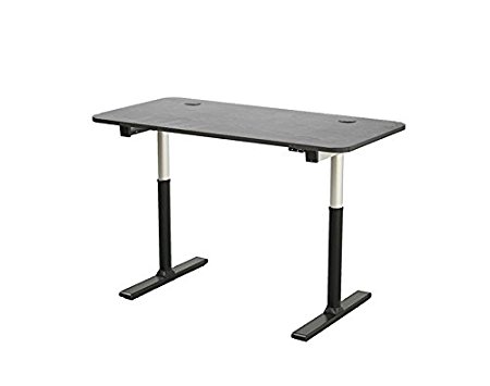 ApexDesk Vortex Series 60" 2-button Electric Height Adjustable Sit to Stand Desk (Black Top with 2-Button Controller)