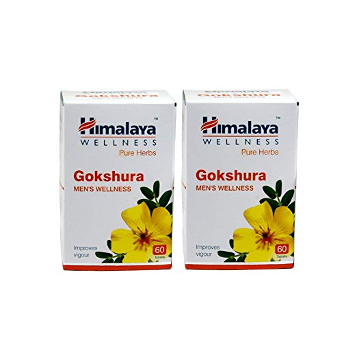 Himalaya Gokshura Men's Wellness Tablets - 60 Count (Pack of 2)