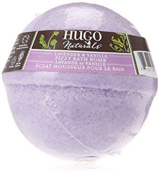 Hugo Naturals Fizzy Bath Bomb, Lavender and Vanilla, 6-Ounce