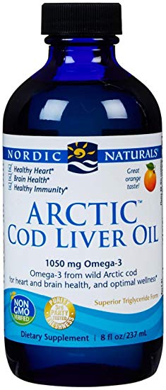 Nordic Naturals CLO Orange, 8-Ounce Bottle