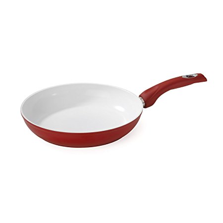 Bialetti Aeternum Red 7192 Saute Pan, 10.25-inch