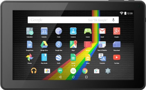 Polaroid P902BK Quad-Core 9" Tablet With Android 5.1 Lollipop, 2 Cameras, Google Play