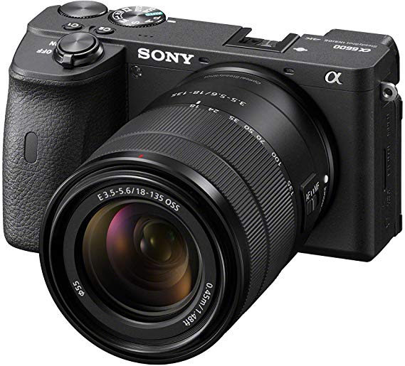 Sony Alpha A6600 Mirrorless Camera with 18-135mm Zoom Lens