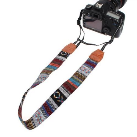 Vintage Soft Multi-Color Universal Camcorder Camera Shoulder Strap Neck Belt for DSLR Nikon Canon Sony Olympus Samsung