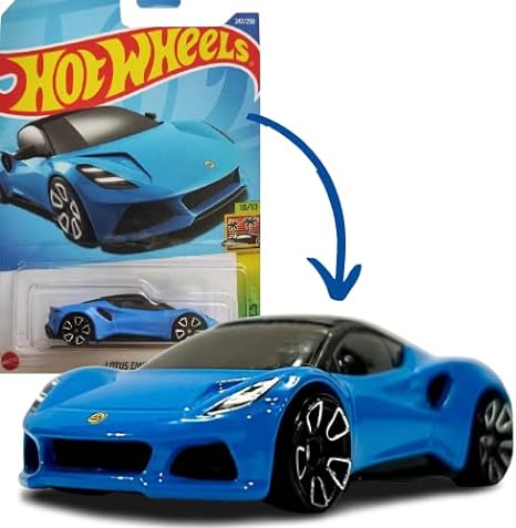 Hot Wheels 2022 - Lotus Emira - Blue - HW Exotics 10/10 - Mint/NrMint Ships Bubble Wrapped in a Box