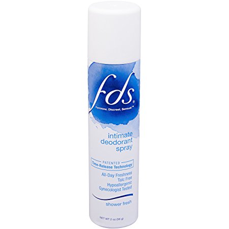 FDS Feminine Spray, Shower Fresh scent 2 Oz, , For All-Day Freshness