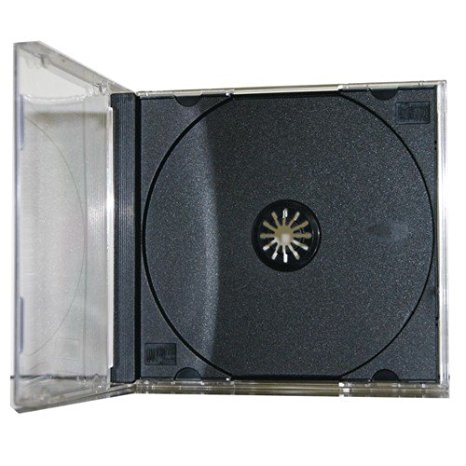 Mediaxpo Brand 200 STANDARD Black CD Jewel Case (Assembled)