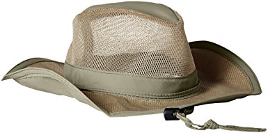 Dorfman Pacific Men's 1 Piece Suplex Pinch Front Safari Hat